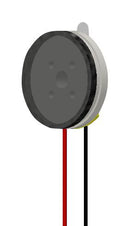 PUI AUDIO AS01008MR-3-LW100-R Speaker, 800 Hz to 20 kHz, 8 ohm, 1 W, 81 dBA, Round, Bare Mount