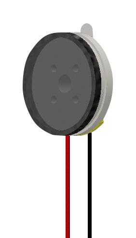 PUI AUDIO AS01008MR-3-LW100-R Speaker, 800 Hz to 20 kHz, 8 ohm, 1 W, 81 dBA, Round, Bare Mount