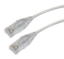 VIDEK 2994-8GY Ethernet Cable, LSZH, Cat6, RJ45 Plug to RJ45 Plug, UTP (Unshielded Twisted Pair), Grey, 8 m
