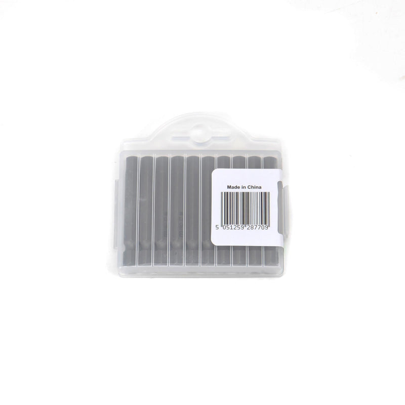 MULTICOMP PRO MP012268 Hex Bit, 10 Pieces of Hex Driver Bits, H6, 50mm, S2