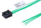 MOLEX 224051-1044 Cable Assembly, Mini50 Receptacle to Free End, 4 Ways, 2 mm, 1 Row, 600 mm, 23.6 "