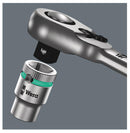 WERA 05004064001 Rachet Handle, Switch Level, 1/2 " Drive, 281 mm Overall, Zyklop Series
