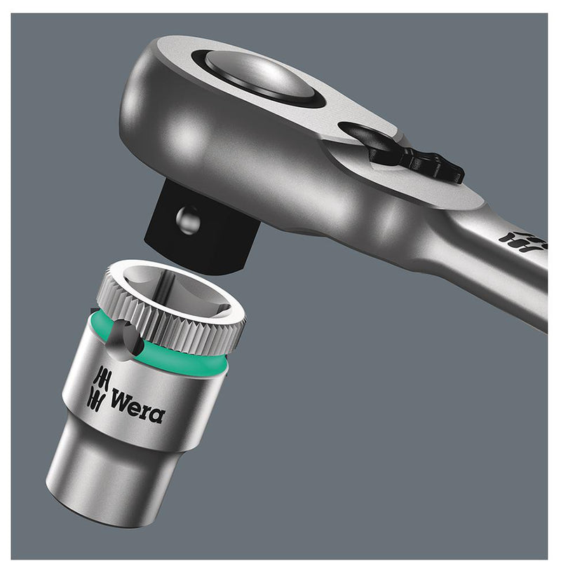 WERA 05004064001 Rachet Handle, Switch Level, 1/2 " Drive, 281 mm Overall, Zyklop Series
