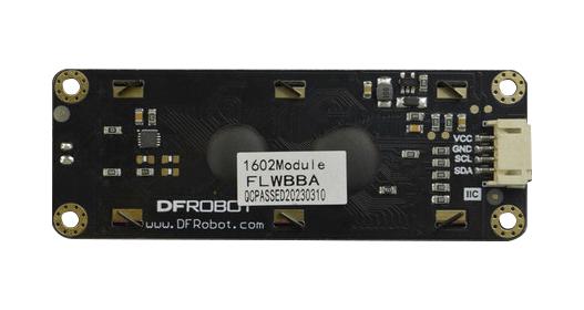 DFROBOT DFR0557 LCD Display Module, LCD1602, Gravity I2C/UART Sensor Cable, 3.3V to 5V, Grey, Arduino Boards