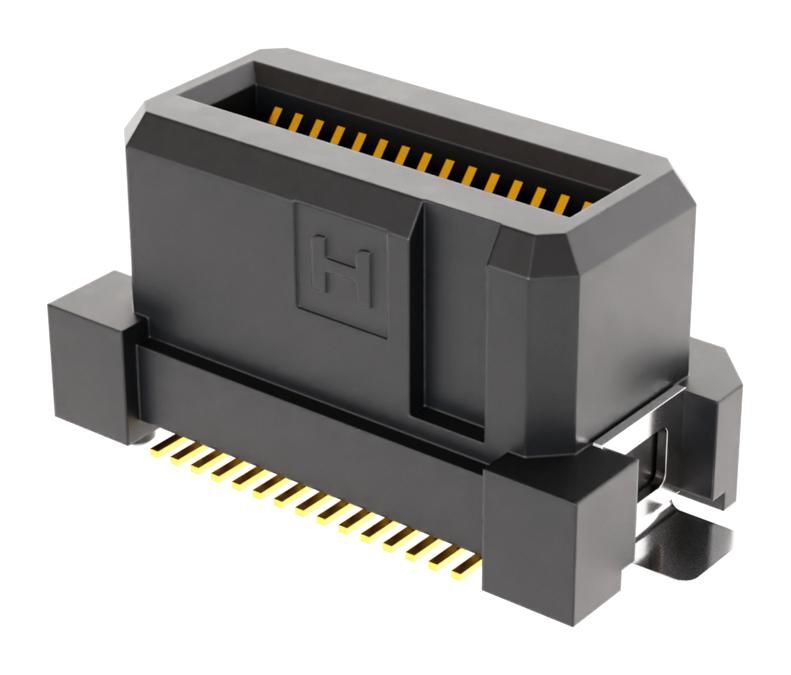 HARWIN F10-10003045R Mezzanine Connector, Receptacle, 0.5 mm, 2 Rows, 30 Contacts, Surface Mount Straight