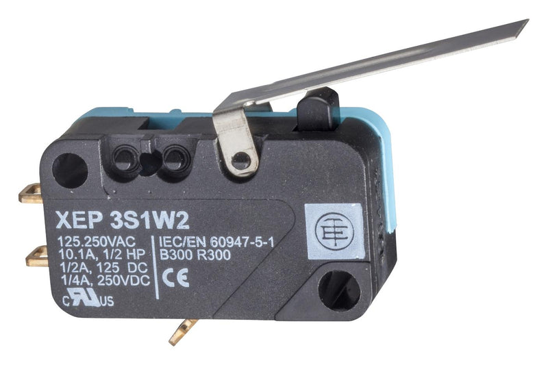 TELEMECANIQUE SENSORS XEP3S1W3B524 Limit Switch, Plunger, SPDT, 15 A, 250 V, 13 N, OsiSense XC