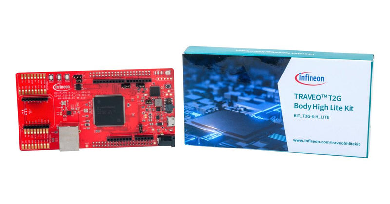 INFINEON KITT2G-B-HLITE Body High Lite Kit, CYT4BF8CEDQ0AE, Traveo II Family, ARM Cortex-M0+, Cortex-M7F, 32bit SP005922722