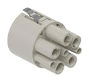 HARTING 19590200702 CIR INSERT, 7+PE, SOCKET, 20 SIZE, CRIMP