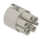 HARTING 19590200702 CIR INSERT, 7+PE, SOCKET, 20 SIZE, CRIMP