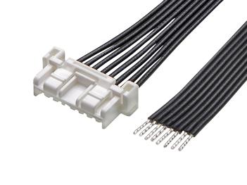 MOLEX 221959-1082 Cable Assembly, CLIK-Mate Receptacle to Free End, 8 Ways, 2 mm, 1 Row, 150 mm, 5.9 "
