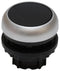 EATON MOELLER M22-DR-S Pushbutton, RMQ-Titan M22 Series, Flush, Black, Maintained, Silver Bezel