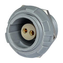 MULTICOMP PRO MCP-P1SRG02SGG Circular Connector, MCP IP50 Push Pull, Panel Mount Receptacle, 2 Contacts, Solder Socket