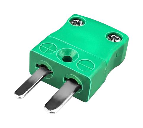 LABFACILITY IM-K-M (IEC) (PACK OF 10) Thermocouple Connector, Plug, Miniature, K, Green, IEC, Pack of 10 XF-2859-FAR