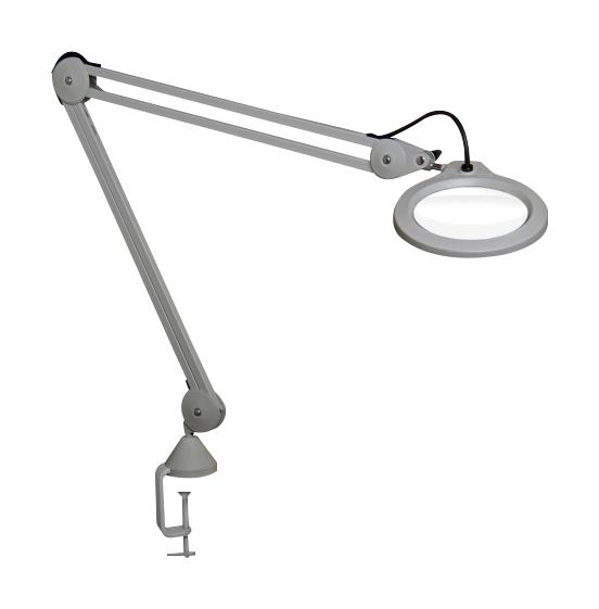GLAMOX LUXO LFM LED G2 3 DIOPTER Magnifier Light, Illuminated, 10W LED, 3.5 Diopter, 1050mm Adjustable Arm, White, EU/UK