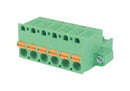 MULTICOMP PRO MP011183 Pluggable Terminal Block, w/ Flange, 5.08 mm, 8 Ways, Push In