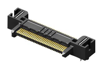 SAMTEC FT5-15-01.0-L-DV-TH-P-TR Mezzanine Connector, Floating Contact, Header, 0.5 mm, 2 Rows, 30 Contacts, Surface Mount