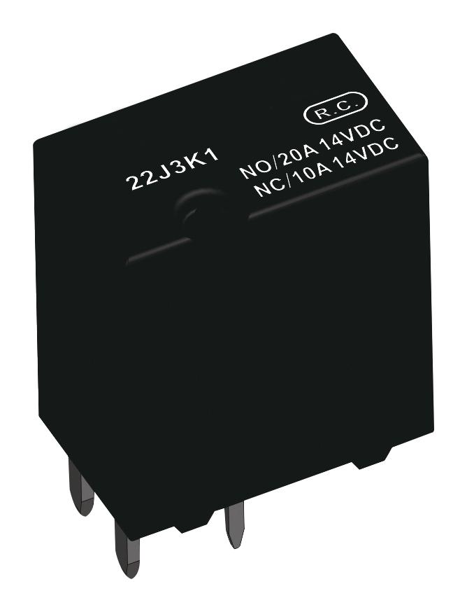 MULTICOMP PRO MPCMA252-S-DC12V-C Automotive Relay, Miniature, Sealed, 12 VDC, 20 A, SPDT, Through Hole, PC Pin, MP Automotive Relays