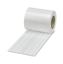PHOENIX CONTACT 0816281 Label, Thermal Transfer Printable, 15 mm, 4.2 mm, Polyester, White