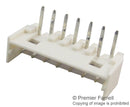 MOLEX 53254-0770 Pin Header, Signal, 2 mm, 1 Rows, 7 Contacts, Through Hole Right Angle, Micro-Latch 53254