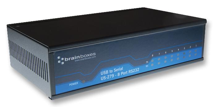 BRAINBOXES US-279 Adapter, USB to 8 x RS232 Serial