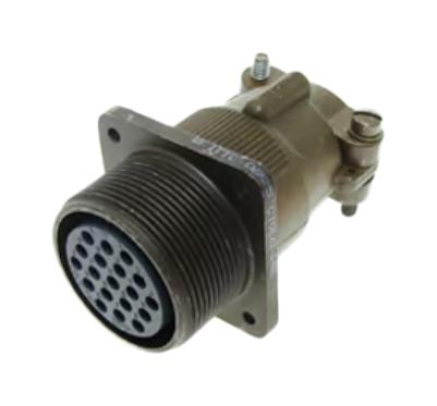 ITT CANNON 120001-0097 Circular Connector, MIL-DTL-5015 Series, Straight Plug, 7 Contacts, Crimp Socket, Threaded CA12000197