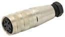 AMPHENOL SINE/TUCHEL C091 31D004 200 2 CIRCULAR CONN, PLUG, 4POS, SOLDER
