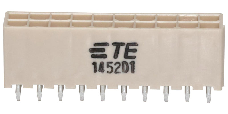 TE CONNECTIVITY 4-1775099-7 Pin Header, Wire-to-Board, 1.4 mm, 2 Rows, 20 Contacts, Through Hole Straight, ATX Series