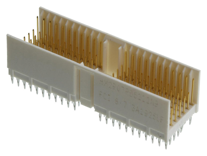 AMPHENOL COMMUNICATIONS SOLUTIONS HM2P07PD5111N9LF Connector, FCI Millipacs Series, 110 Contacts, 2 mm, Header, Press Fit, 7 Rows