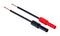 CHAUVIN ARNOUX P01102189 Test Accessory, 4mm, Red/Black, Flexible Female Rod