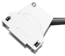 POSITRONIC D25000CSE50/AA. D SUB BACKSHELL, 45 DEG, SIZE DB