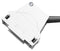 POSITRONIC D25000CSE50/AA. D SUB BACKSHELL, 45 DEG, SIZE DB