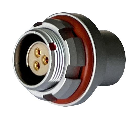 MULTICOMP PRO MCP-M0RS103S-IP68 Circular Connector, MP IP68 Metal Push Pull Series, Panel Mount Receptacle, 3 Contacts