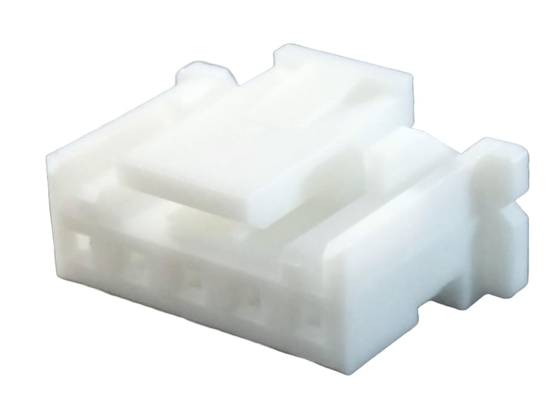 MULTICOMP PRO MP013301 Connector Housing, White, MP W2B LOCK 2MM, Receptacle, 5 Ways, 2 mm