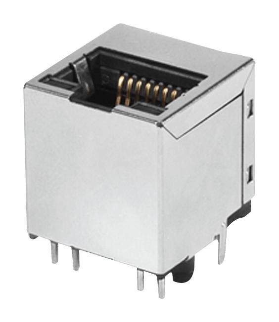 BEL P01-0003-01 Modular Connector, Y/G LED, RJ45 Jack, 1 x 1 (Port), 8P8C, Through Hole Mount