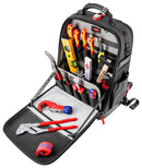 KNIPEX 00 21 50 S Tool Backpack, Modular X18, 340mm W x 530mm D x 210mm H, Synthetic Fibre