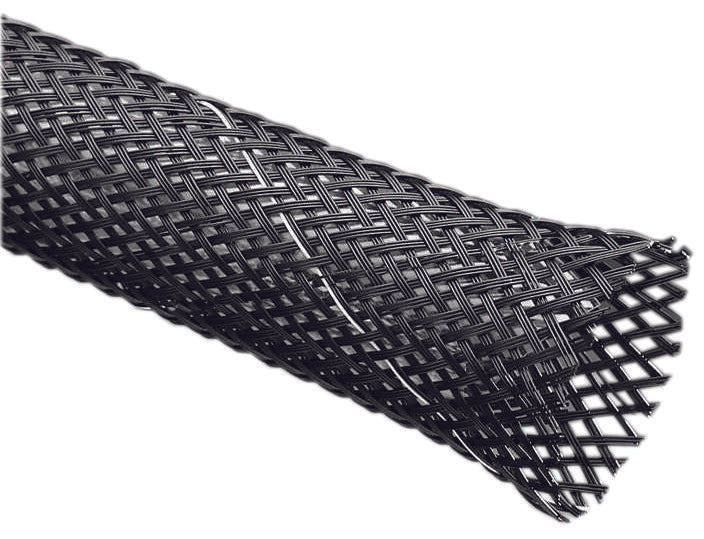 MULTICOMP PRO SPC14311 SLEEVING, EXPANDABLE, 31.75MM, BLACK/WHITE TRACER,, 50FT