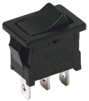 C&K COMPONENTS DA102J12S215PQF ROCKER SWITCH, SPST, 16A, 125VAC, BLACK