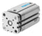 FESTO 156880 Compact Air Cylinder, Yoke Piston Rod, Double Acting, 32 mm, G1/8, 1 bar to 10 bar, 40 mm ADVUL-32-40-P-A compact cylinder