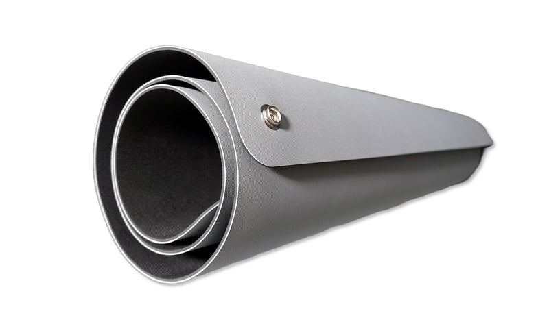 MULTICOMP PRO MP013803 ESD Dissipative Mat, 2 10mm Snap Studs, Rubber, Grey, 900mm L x 600mm W