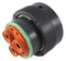 DEUTSCH - TE CONNECTIVITY HDP26-24-7SN-C038 Circular Connector, HDP20 Series, Straight Plug, 7 Contacts, Crimp Socket - Contacts Not Supplied