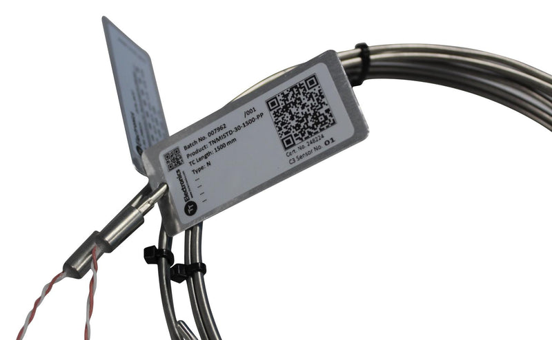 TT ELECTRONICS / ROXSPUR TNMISTD-30-3000-PP Thermocouple, N, 0 &deg;C, 1300 &deg;C