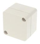 HAMMOND 1554AGY Plastic Enclosure, Flat Lid, Multipurpose, ABS, 41 mm, 51 mm, 52 mm