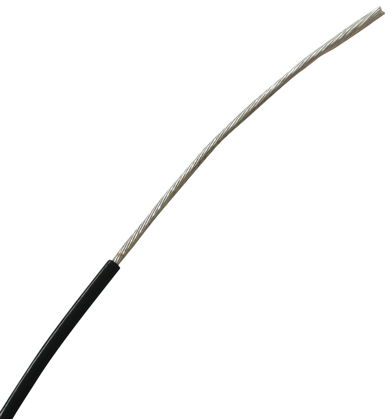 MULTICOMP PRO MP013756 Wire, PTFE, Black, 24 AWG, 0.22 mm&sup2;, 328 ft