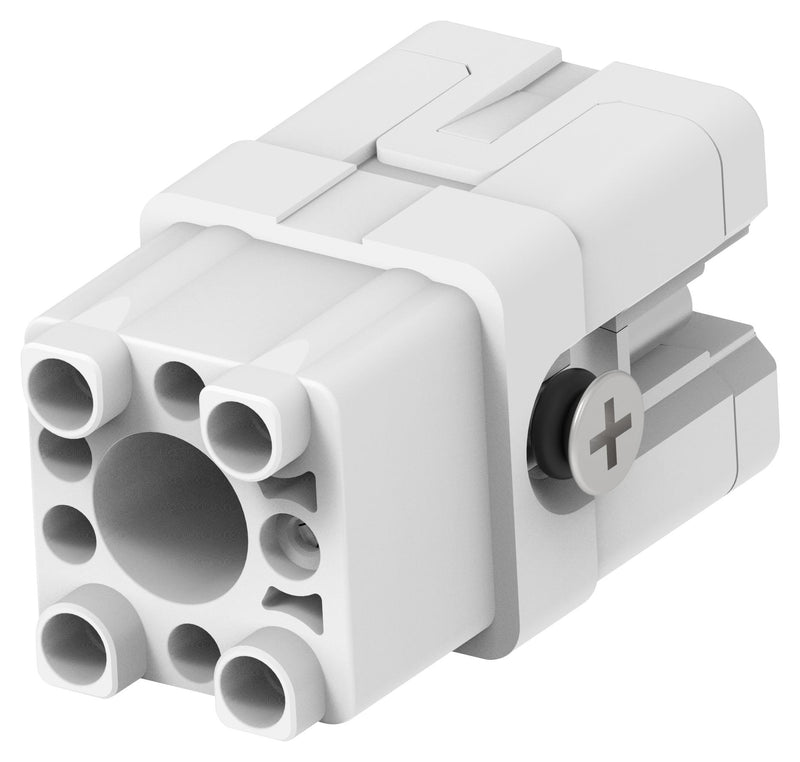 TE CONNECTIVITY T2080142201-000 Heavy Duty Connector, w/ Cat5 ENET Element, Insert, 14+PE Contacts, Receptacle