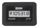 ENM T44D69A LCD HOUR METER, 6 DIGIT, 115-275VAC/DC
