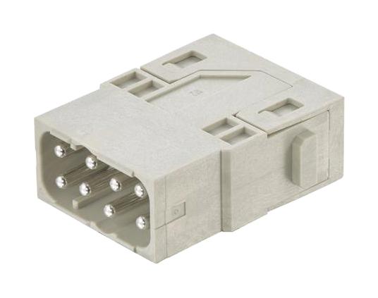 HARTING 09140085001 Heavy Duty Connector, Han EE Series, Module, 8 Contacts, Plug, Push In Pin