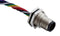 AMPHENOL LTW M12A-08PMMS-SF8002 Sensor Connector, M Series, M12, Male, 8 Positions, Solder Pin, Straight Panel Mount