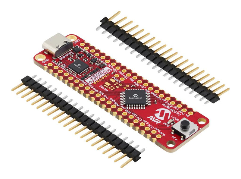 MICROCHIP EV73J36A Evaluation Kit, AVR16EB32, AVR EB Family, AVR, Harvard, w/Curiosity Nano Board, On-Board Debugger
