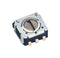 NIDEC COMPONENTS CS-4-12YTA Rotary Switch, Surface Mount, 2 Position, 1 Pole, 45 &deg;, CS-4 Series