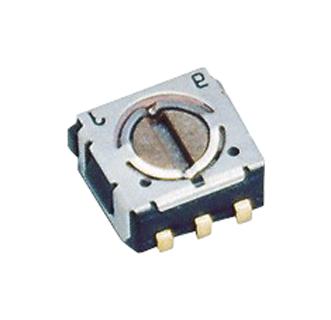 NIDEC COMPONENTS CS-4-12YTA Rotary Switch, Surface Mount, 2 Position, 1 Pole, 45 &deg;, CS-4 Series